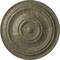 Ekena Millwork Traditional Ceiling Medallion (Fits Canopies up to 8 1/4"), 31 1/2"OD x 2 1/2"P, Witch Hazel Crackle CM31TRWHC - alternate 1